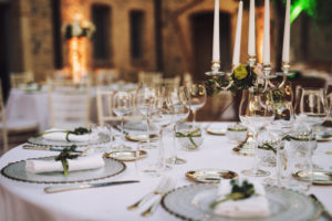 Organizzazione matrimoni, tavola matrimonio a Spao Borgo San Pietro