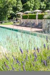 In questa foto una veduta sulla piscina di Spao Borgo San pietro