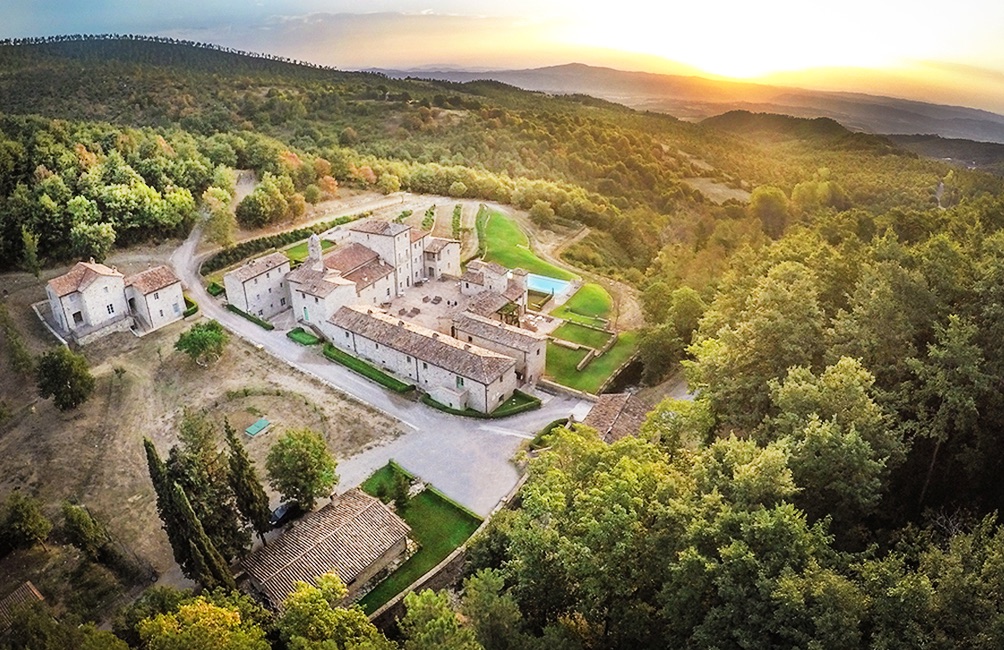 In questa foto Spao Borgo San Pietro visto dall'alto