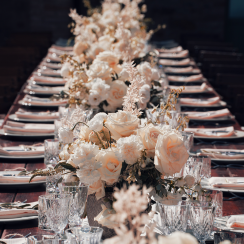 Luxury wedding decor