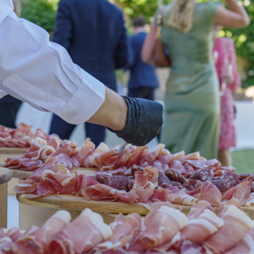 Italian food menu for weddings