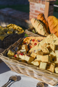 Italian food menu for weddings